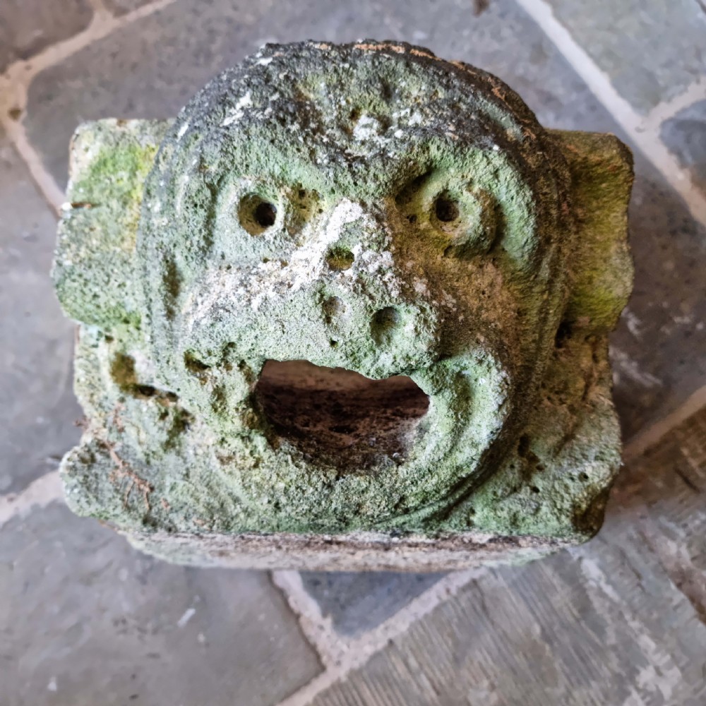 A 15th century limestone gargoyle. View IV