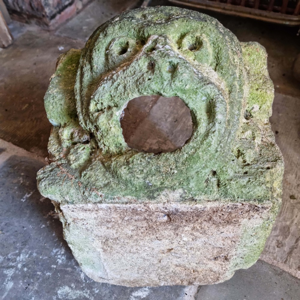 A 15th century limestone gargoyle. View V