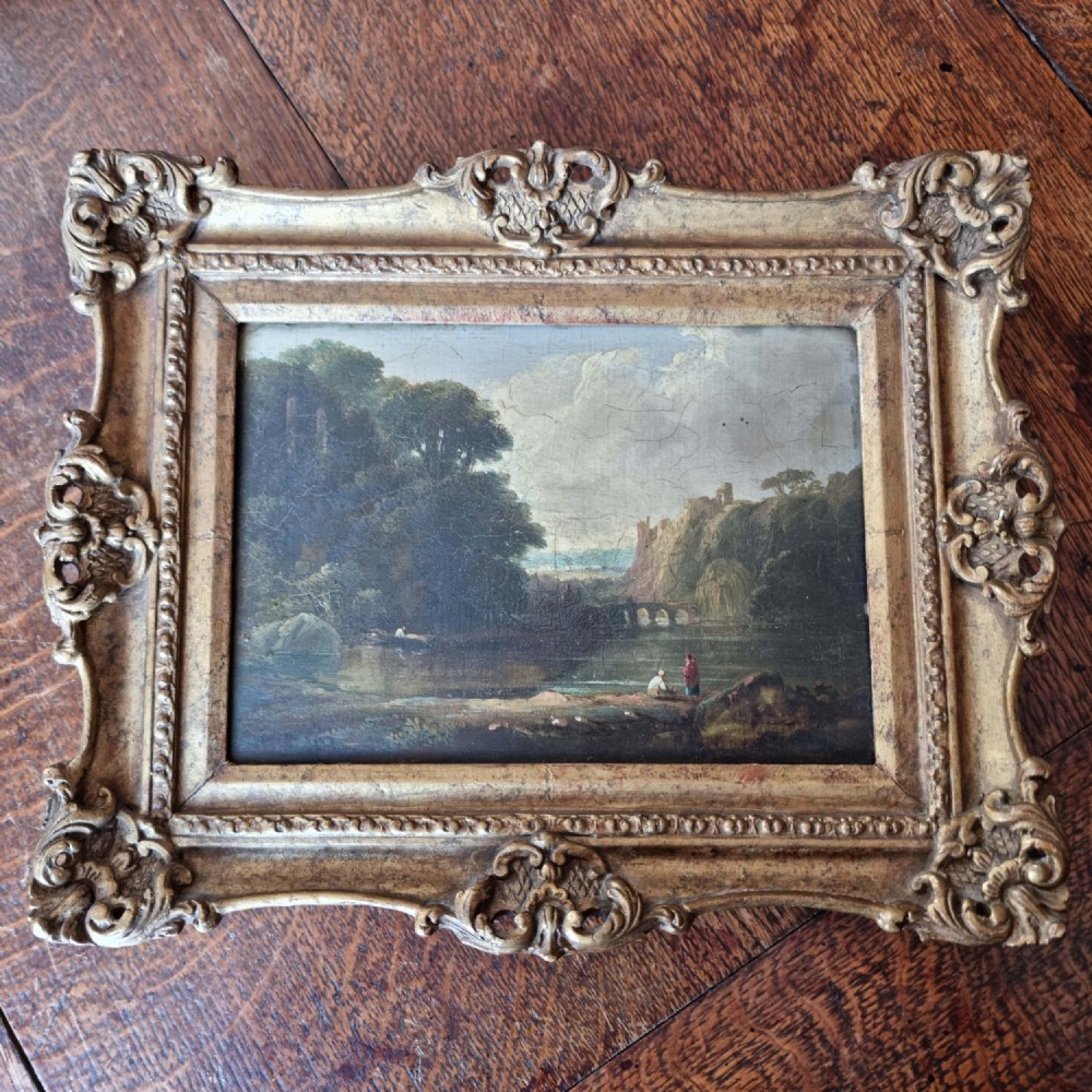 A small 18th century landscape. 