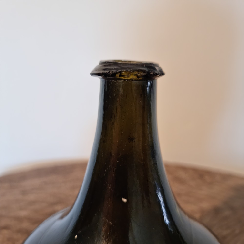 An early 18th century onion bottle. View III