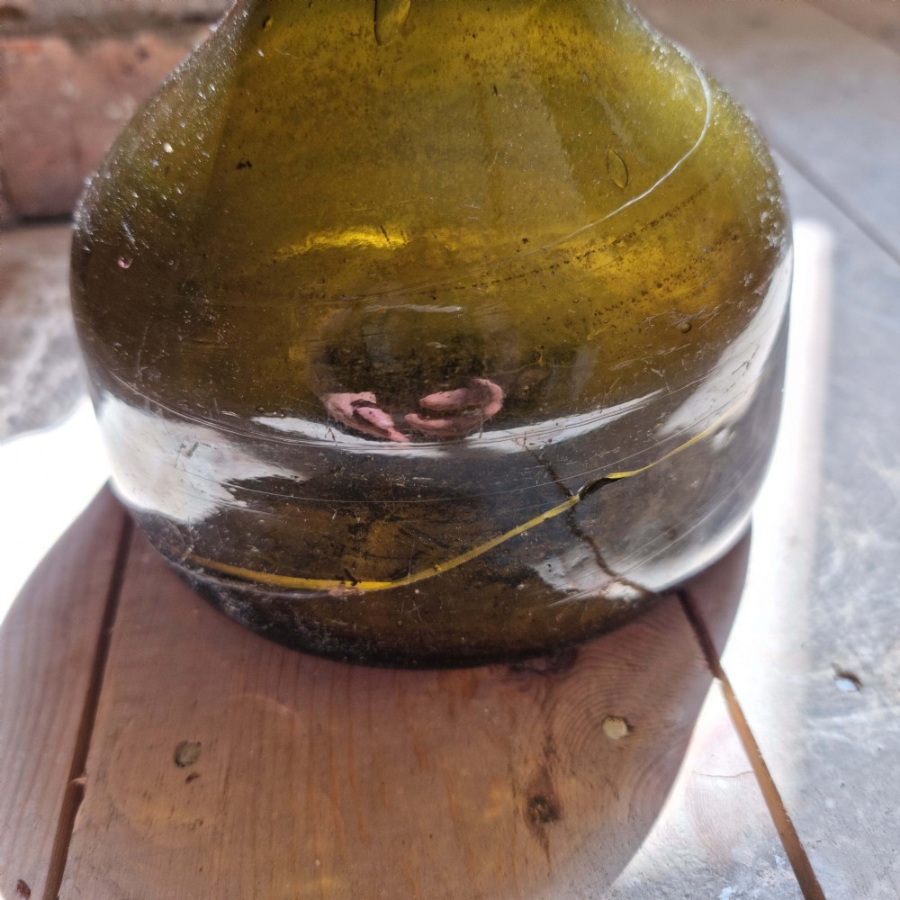 An early 18th century onion bottle. View VIII
