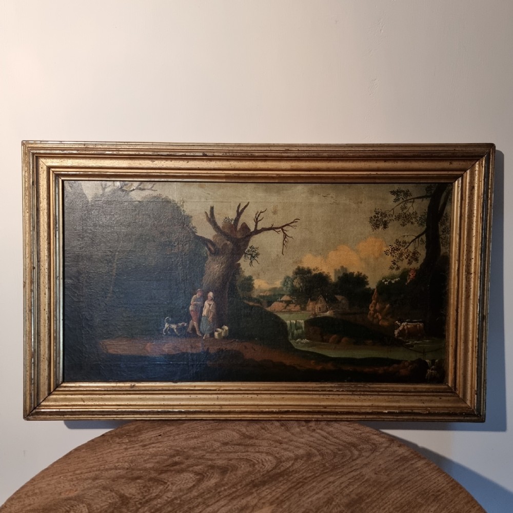 An 18th century country landscape. View IV