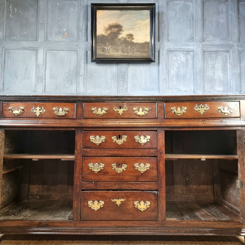 An 18th century dresser base.  View III