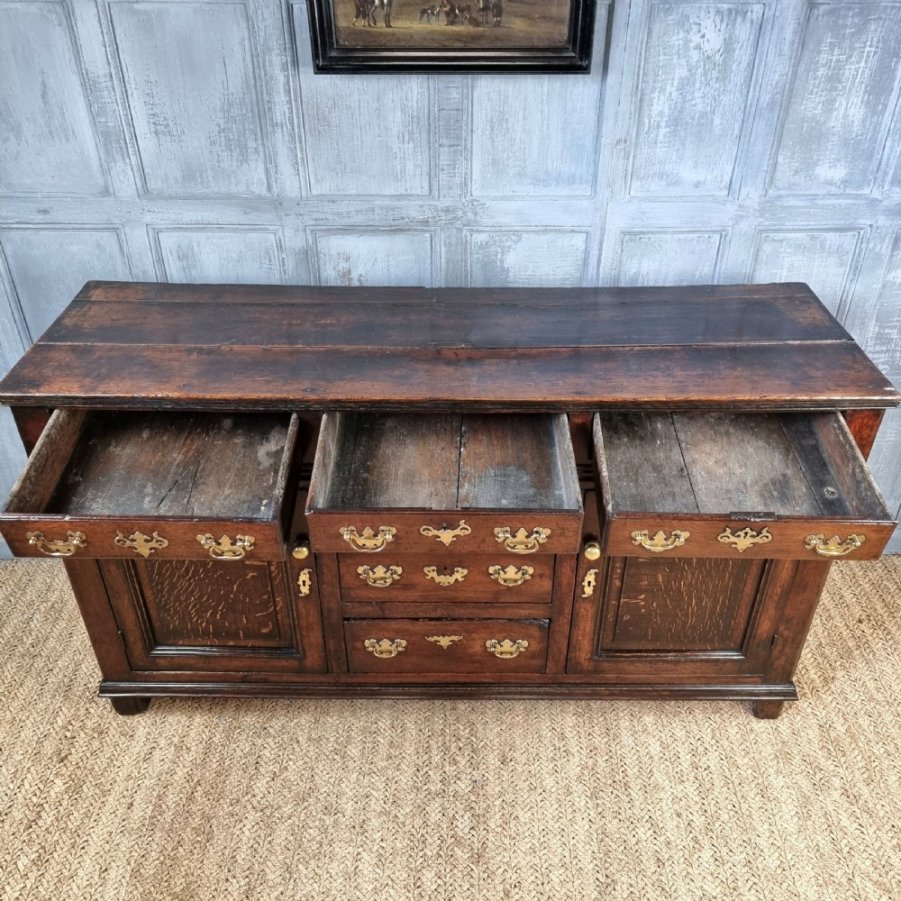 An 18th century dresser base.  View V