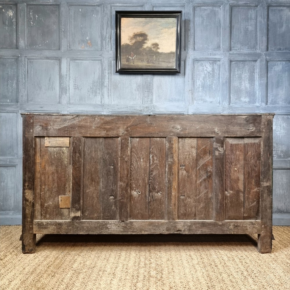 An 18th century dresser base.  View X
