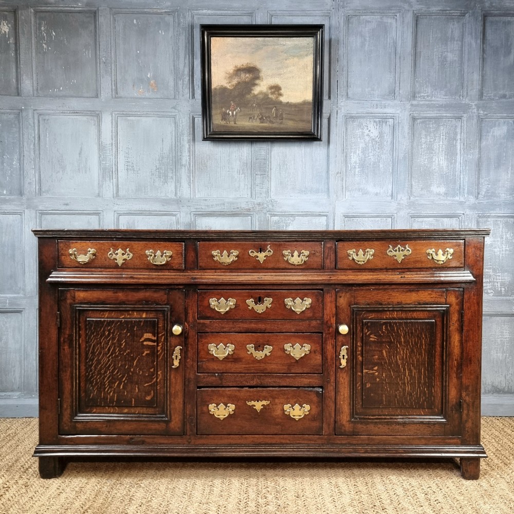 An 18th century dresser base. 