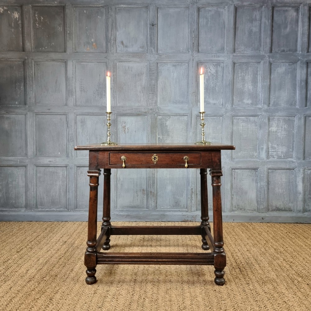 A late 18th century side table.  View IV