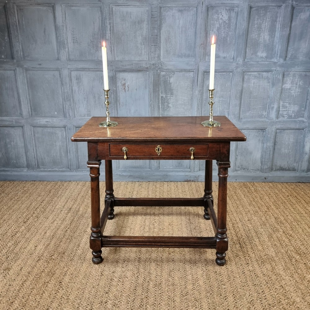A late 18th century side table.  View V