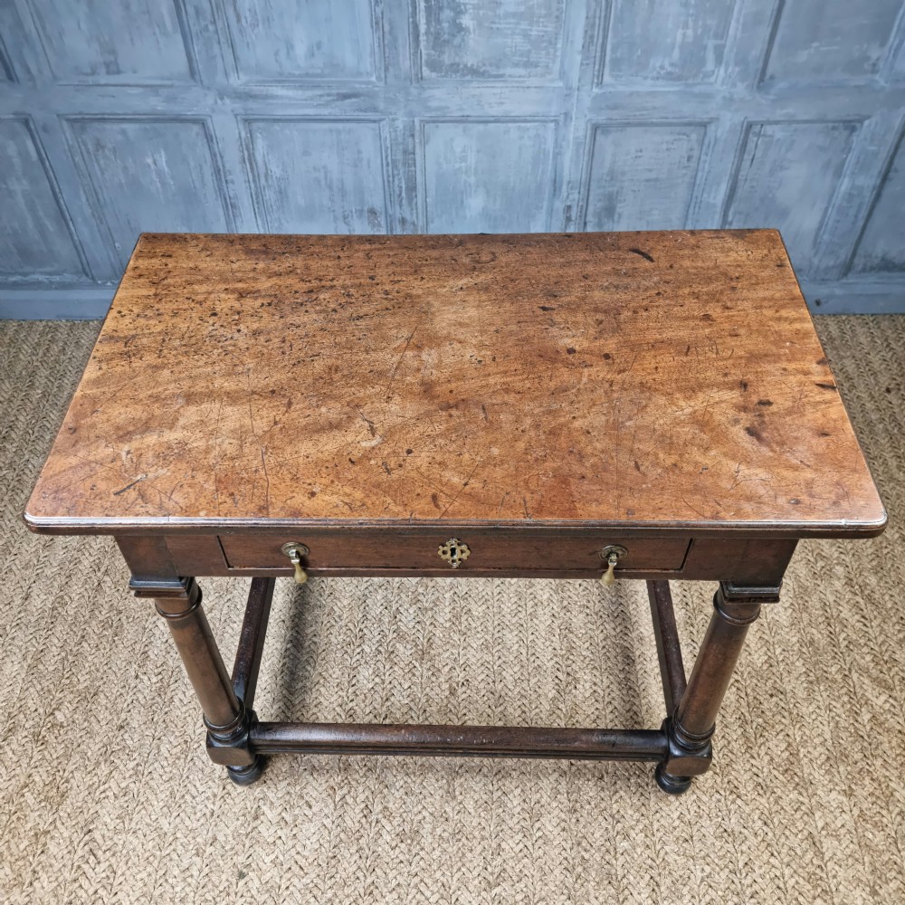 A late 18th century side table.  View VII