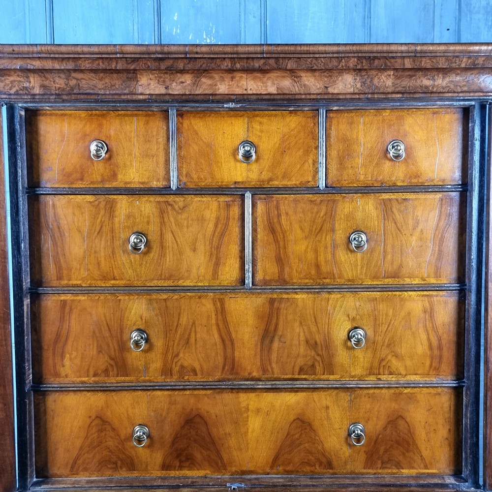 A william and mary cabinet on chest. View IV