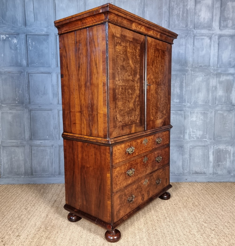 A william and mary cabinet on chest. View VIII