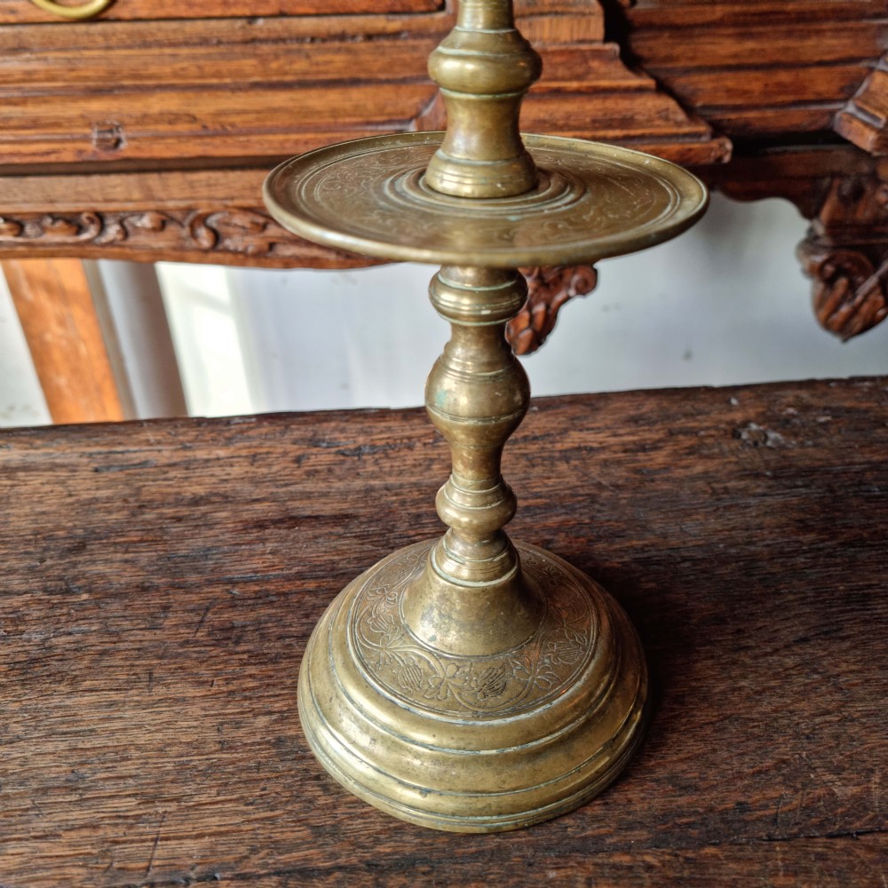 A pair of 17th century Heemskerk candlesticks.  View III