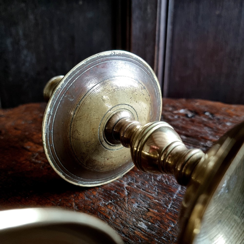 A pair of 17th century Heemskerk candlesticks.  View XIII