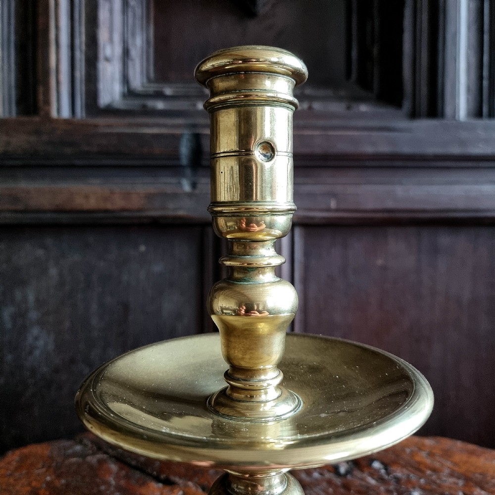 A late 17th - early 18th century heemskerk candlestick.  View III