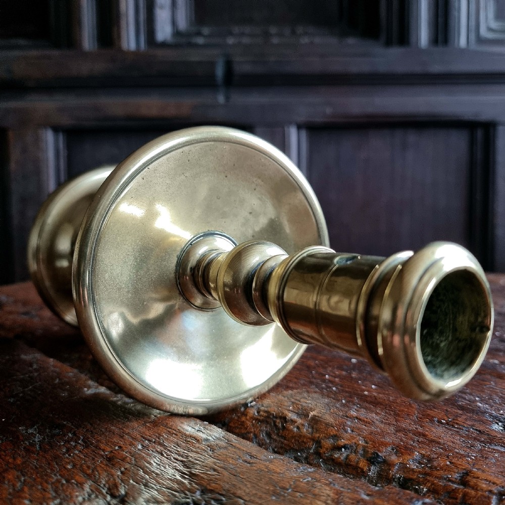 A late 17th - early 18th century heemskerk candlestick.  View VI