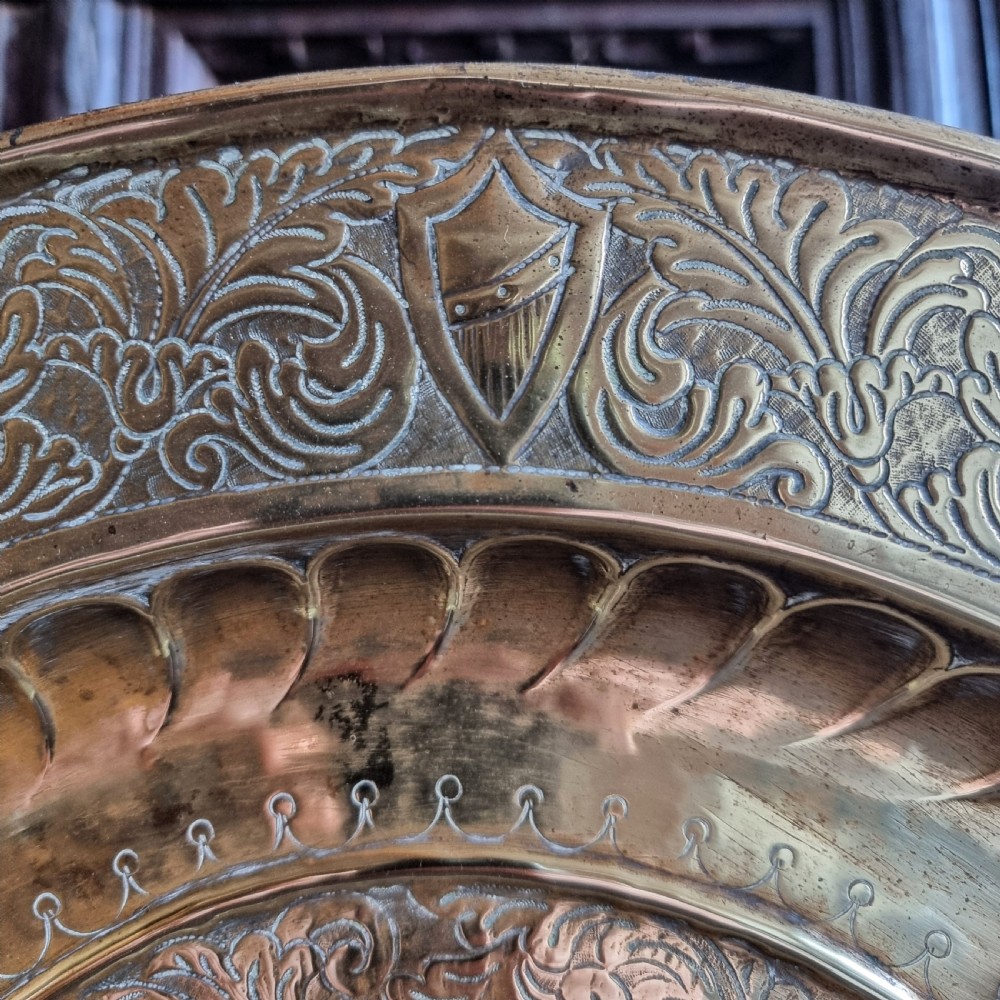 A 17th century alms dish.  View VII