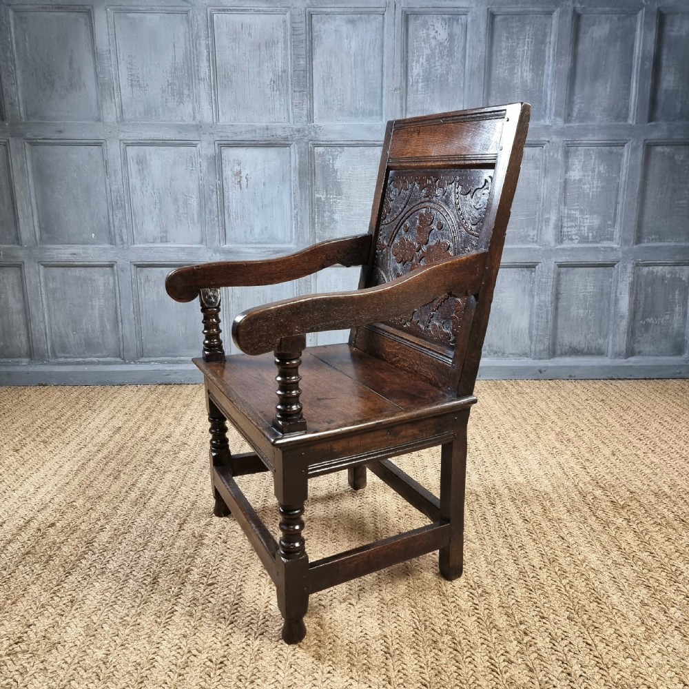 A 17th century wainscot chair.  View VI