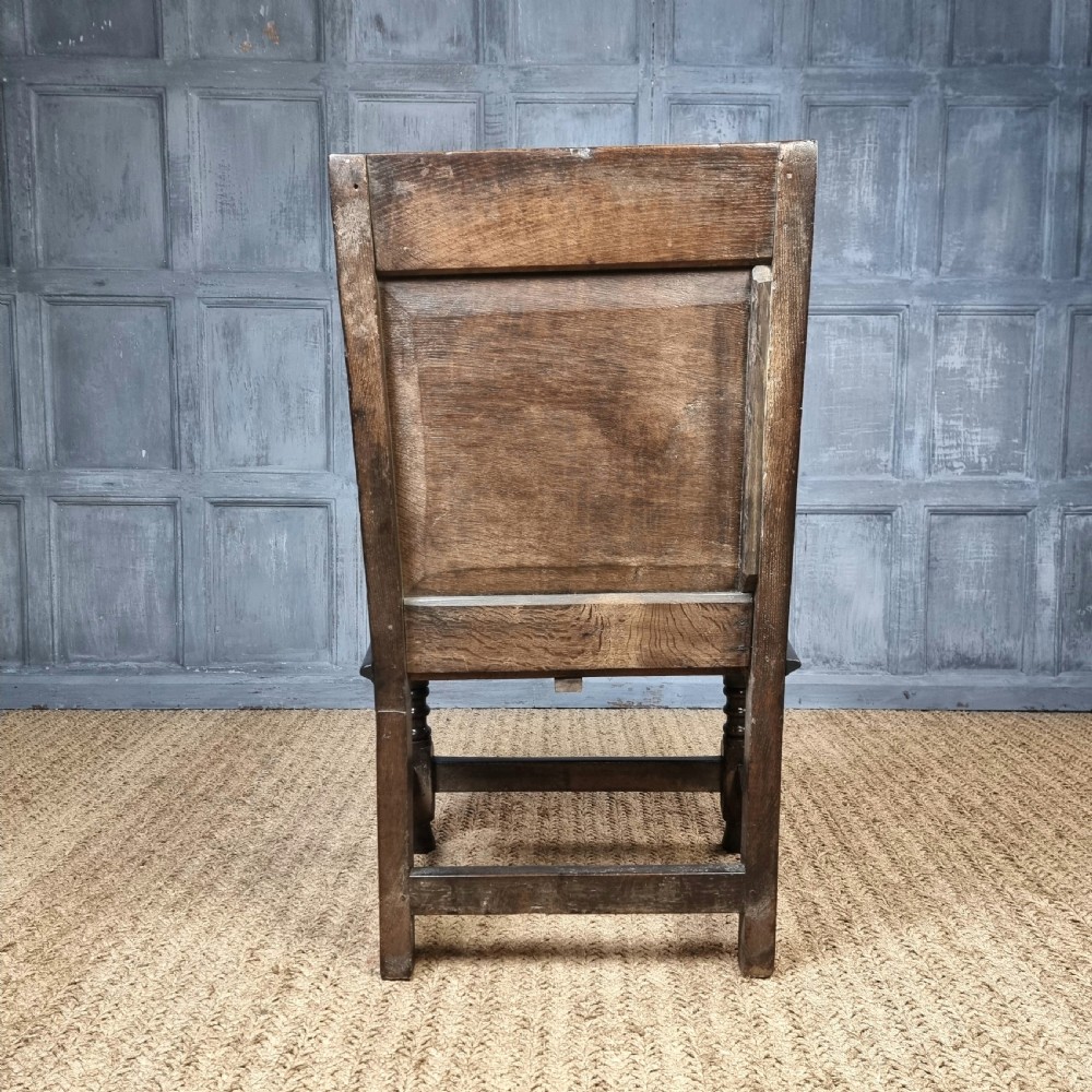 A 17th century wainscot chair.  View VIII