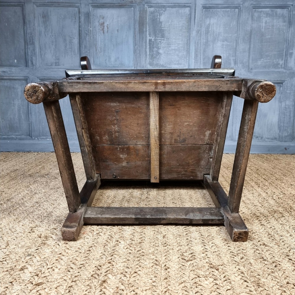 A 17th century wainscot chair.  View IX