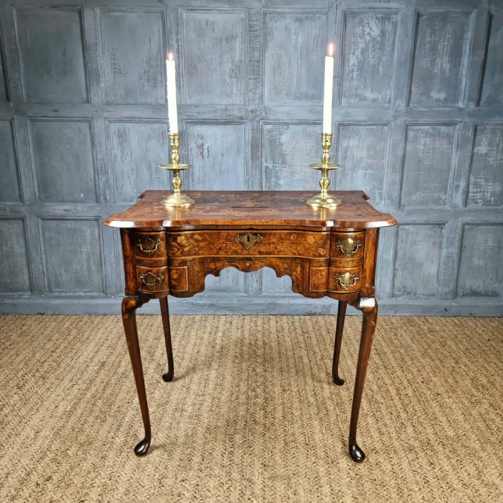A superb 18th century marquetry sidetable.  View II