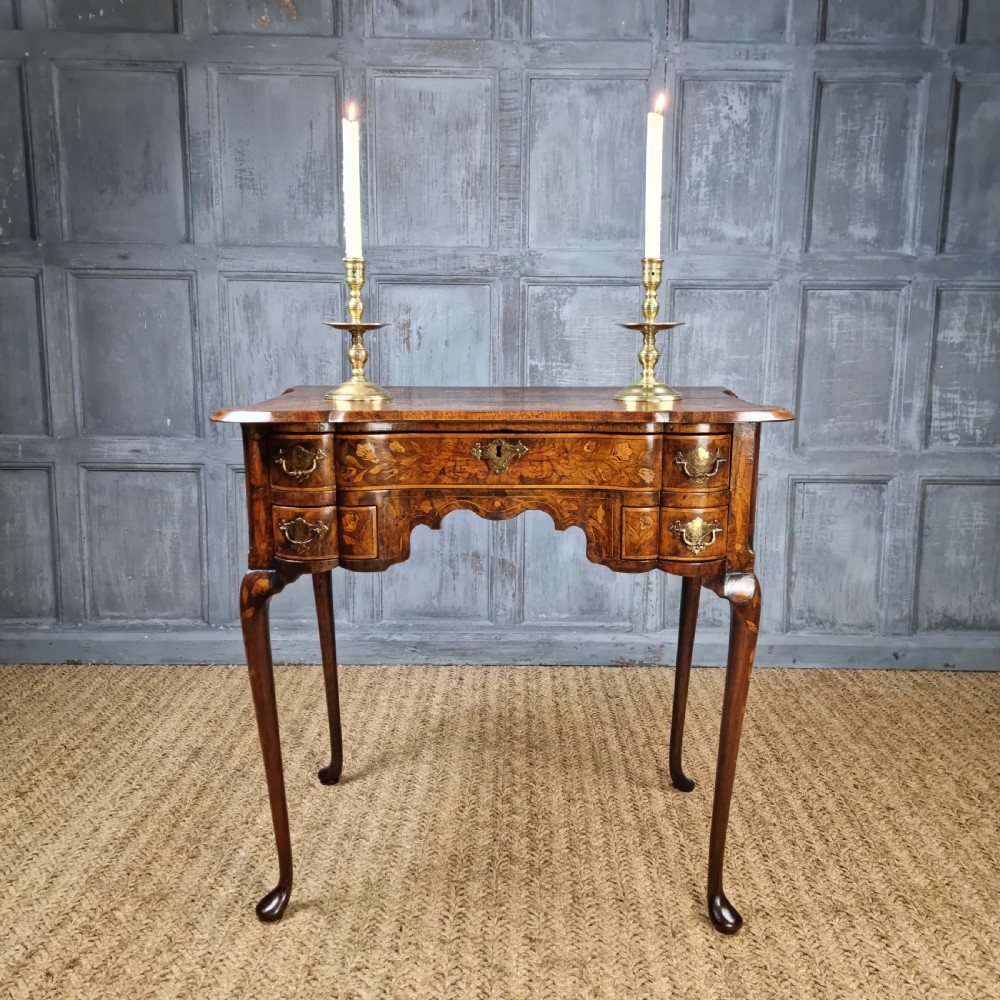 A superb 18th century marquetry sidetable.  View III