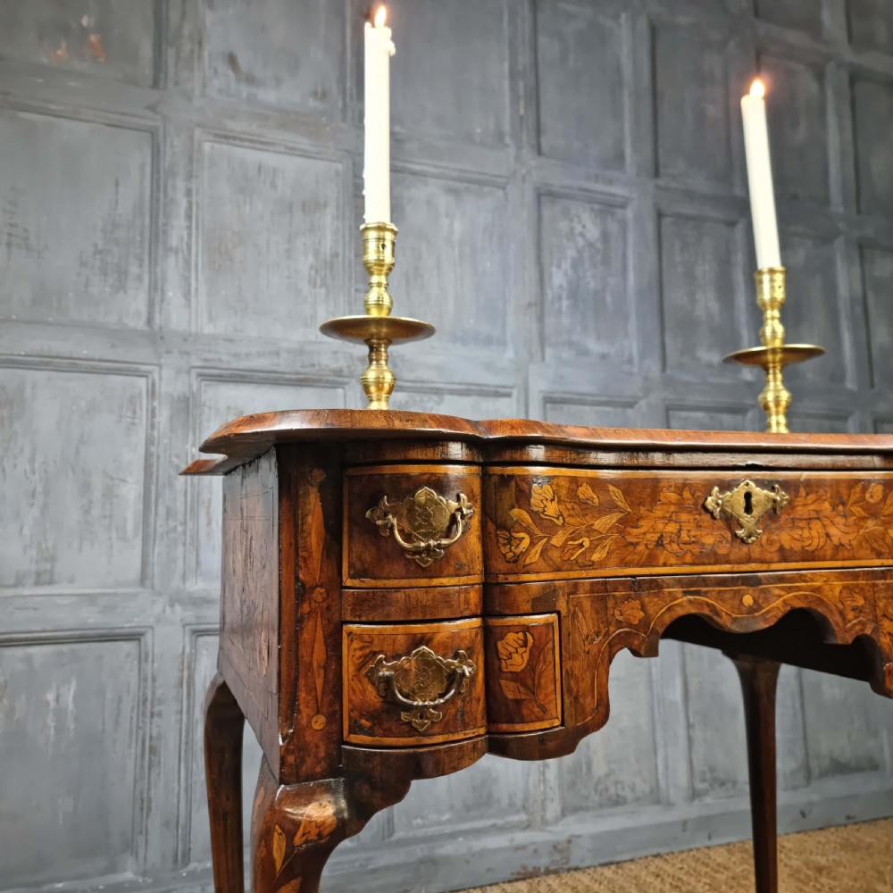 A superb 18th century marquetry sidetable.  View IV