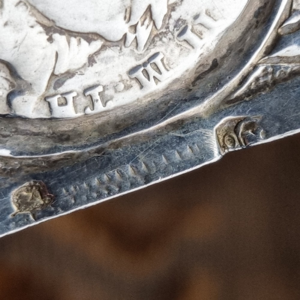 A small late 18thC silver Kiddush type cup.  View IV
