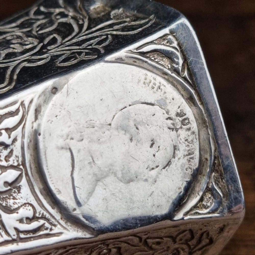 A small late 18thC silver Kiddush type cup.  View VI