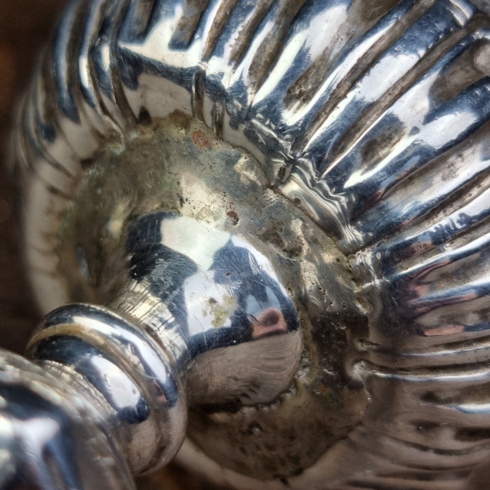 A small late 18thC silver Kiddush type cup.  View IX