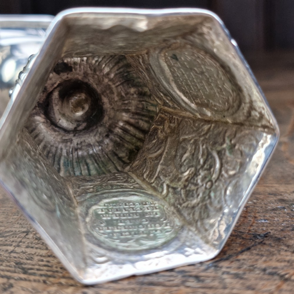 A small late 18thC silver Kiddush type cup.  View XI