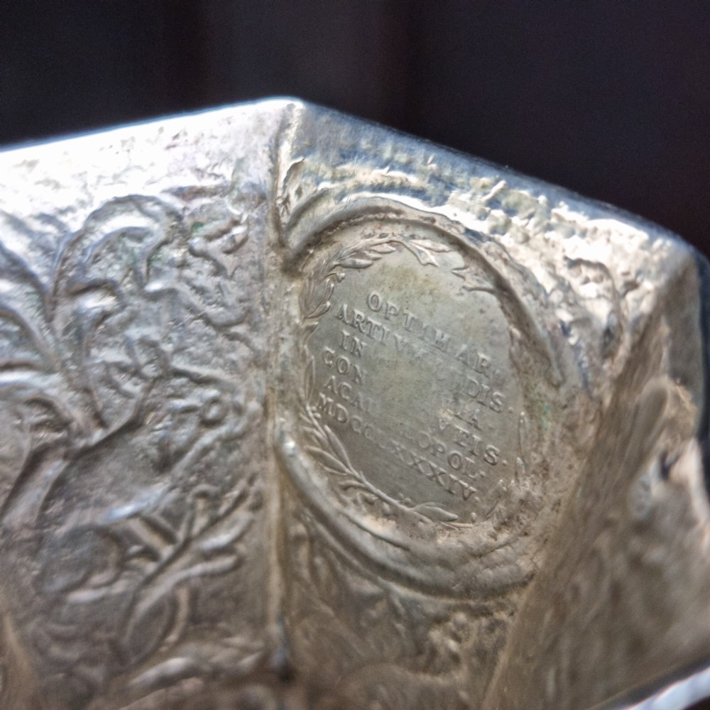 A small late 18thC silver Kiddush type cup.  View XV
