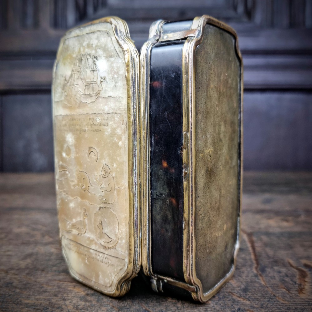 An 18th century sailors tobacco box.  View VII