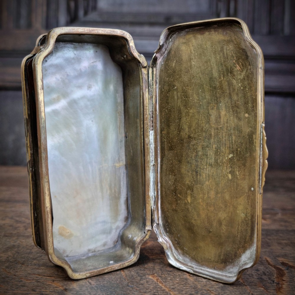 An 18th century sailors tobacco box.  View IX