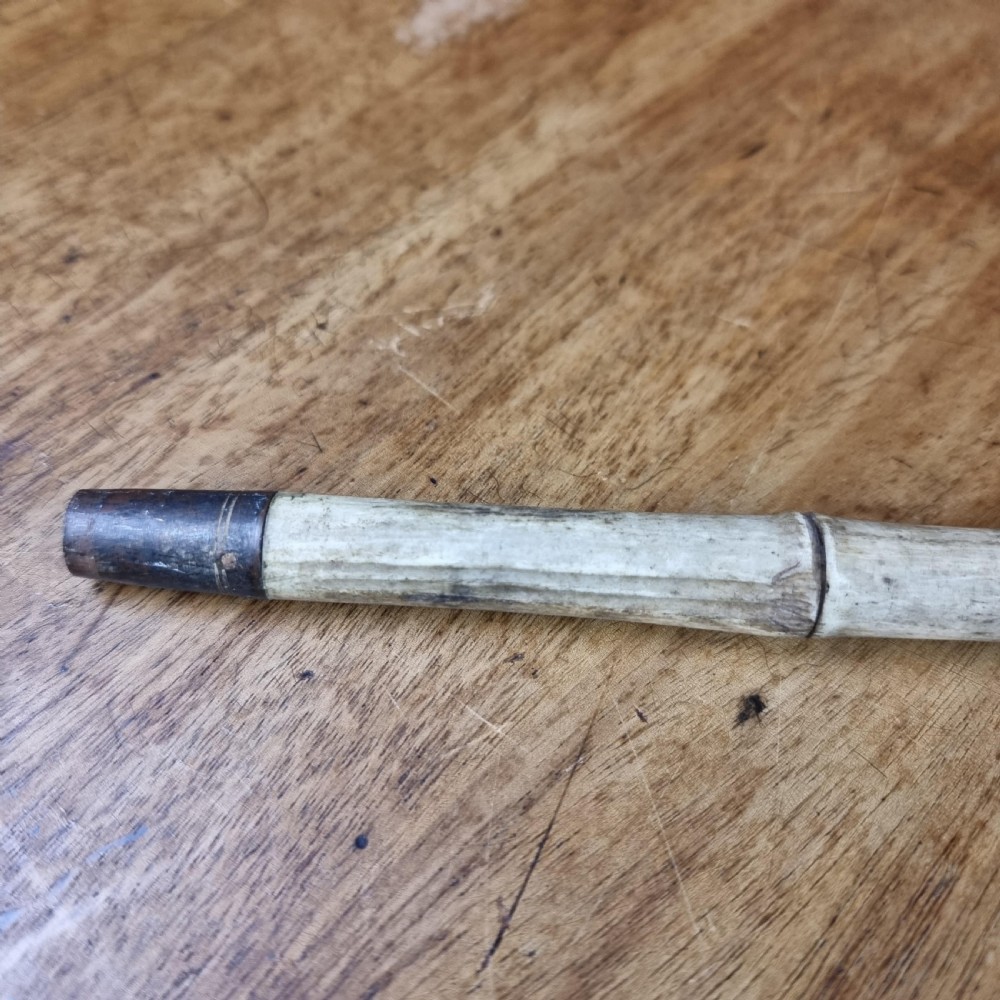 A 19th century bone walking cane. View VI