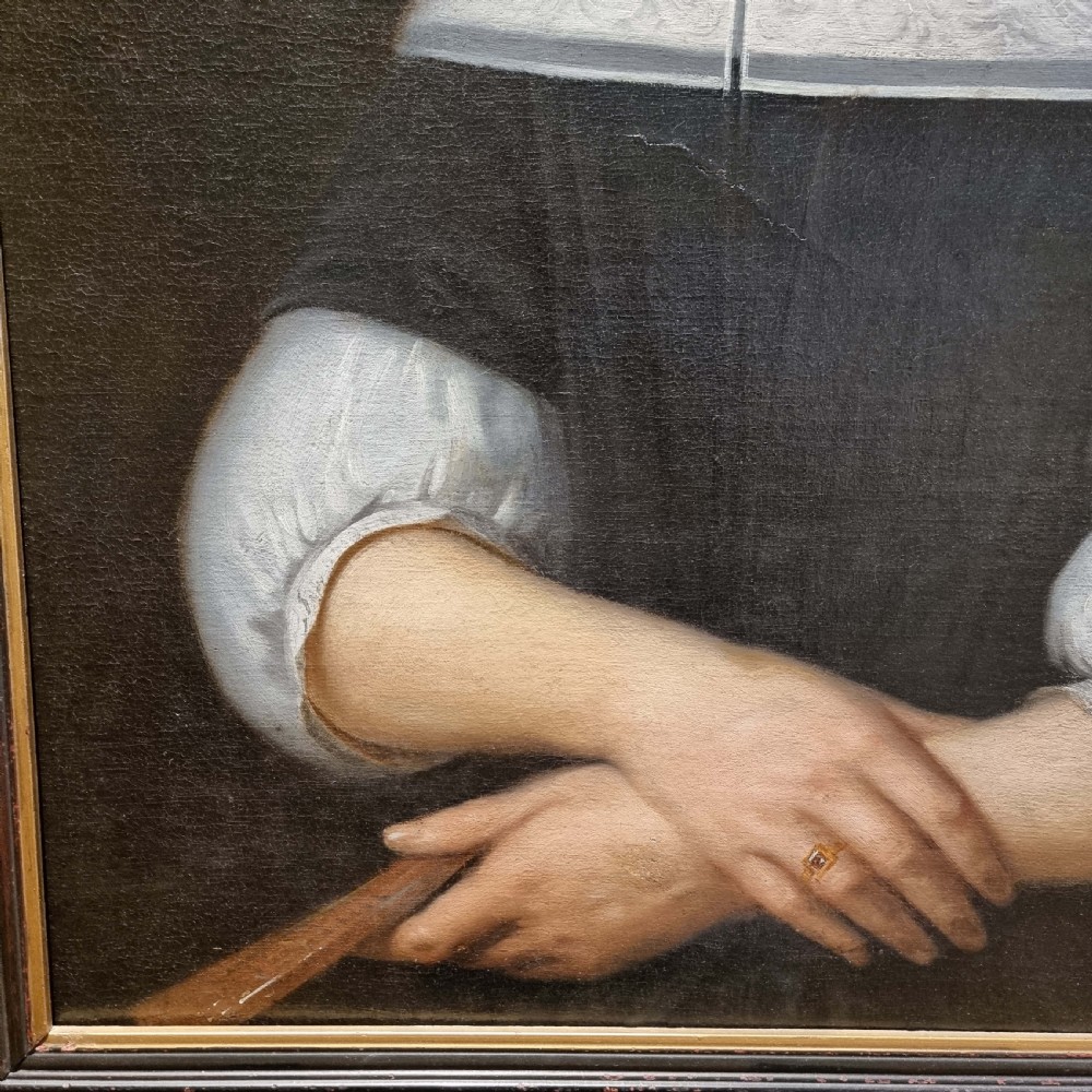 A fine 17th century portrait of a lady.  View IV