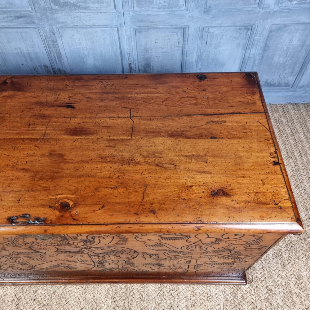 A 17th century English guild chest. View VII