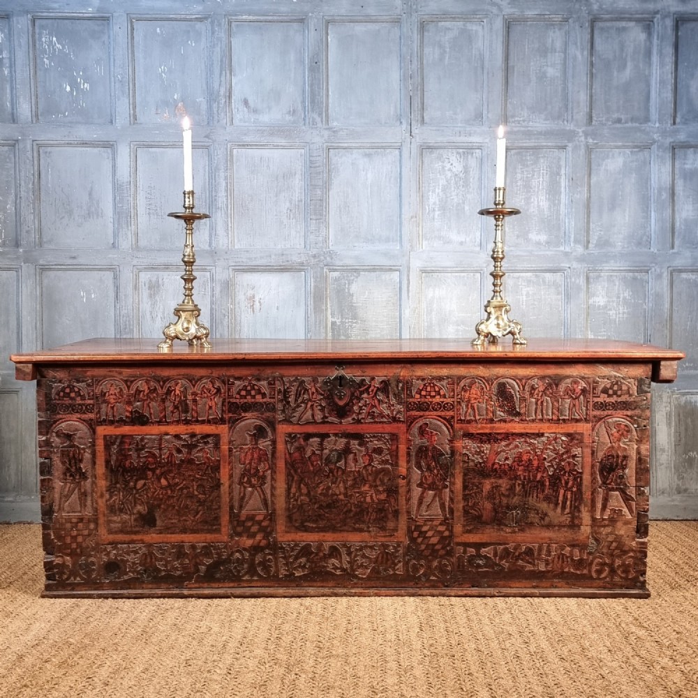 An early 17th century Italian Cassone. 