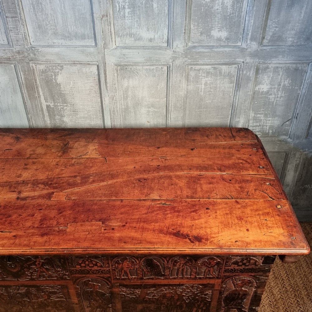 An early 17th century Italian Cassone.  View XVII