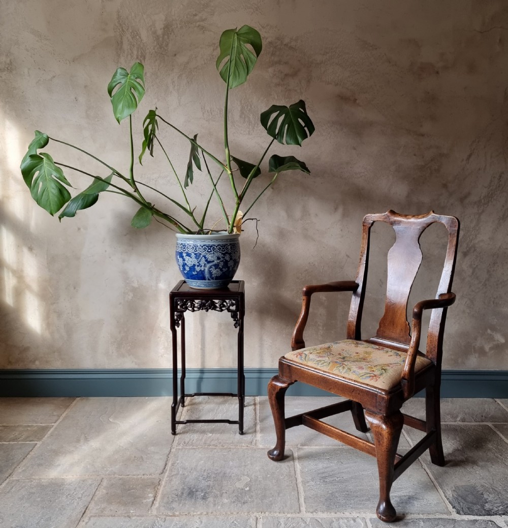 A fine 18th century walnut armchair.  View XIII