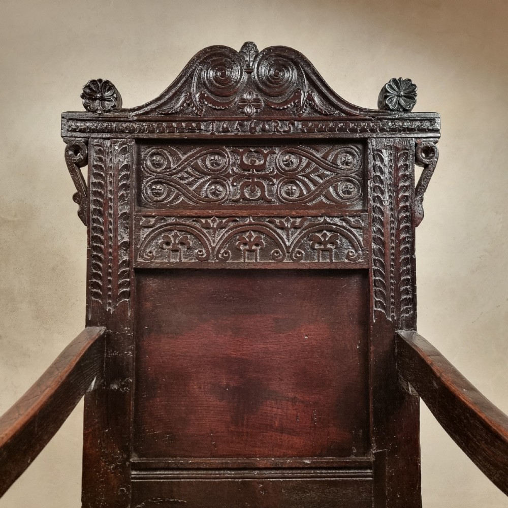 A 17th century wainscot chair. View III