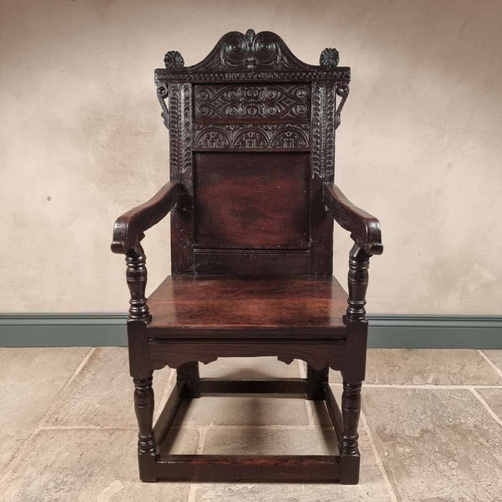 A 17th century wainscot chair. View XIV