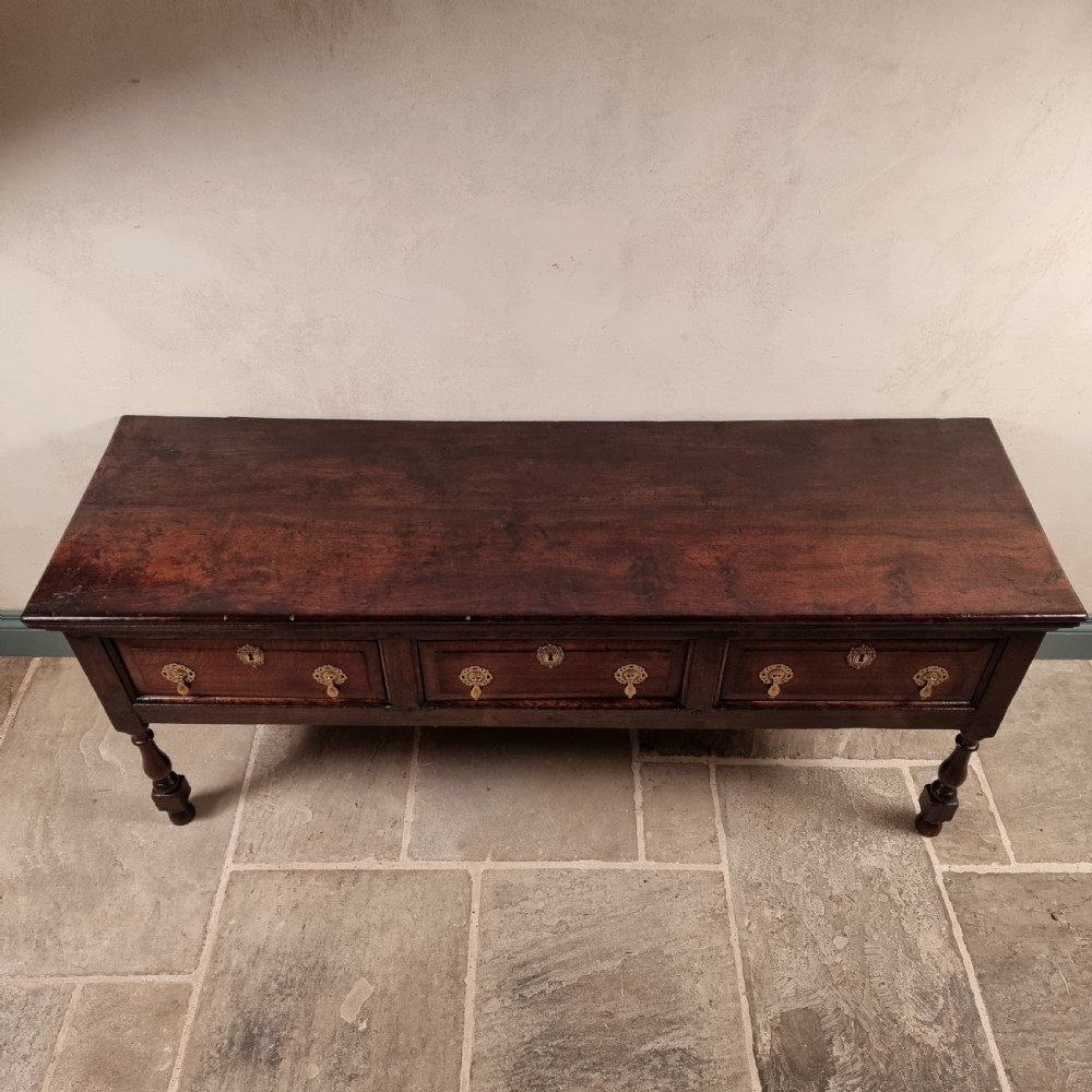 A late 17th century dresser base.  View II