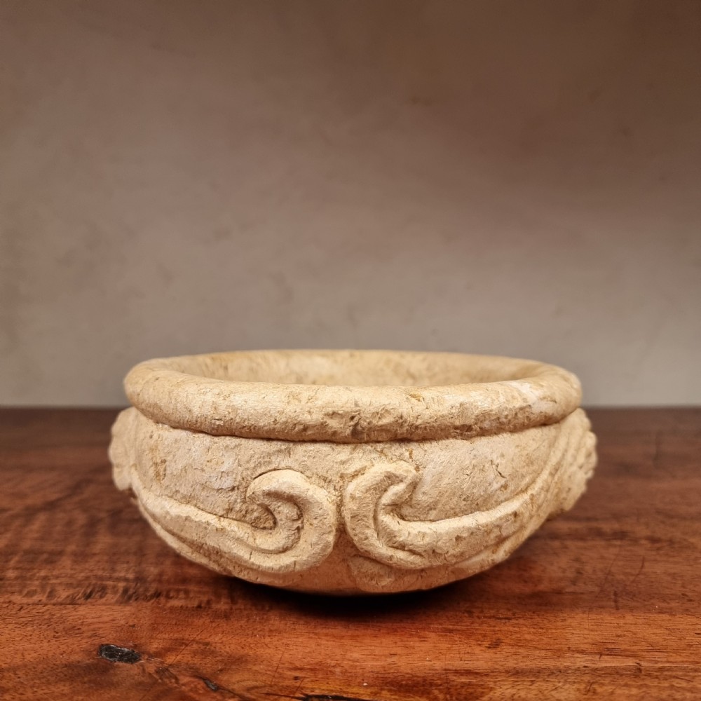 A 19th century marble bowl. View VI