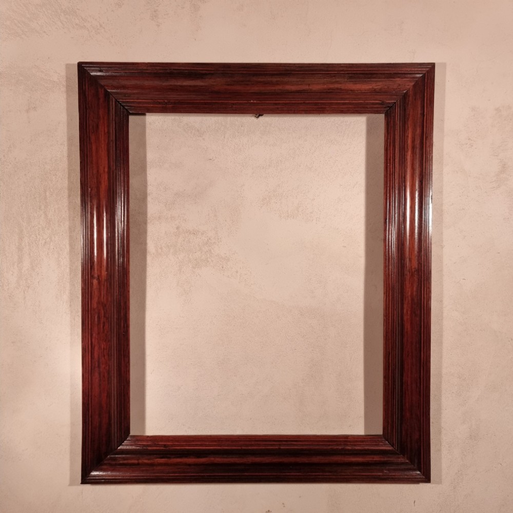 An 18th century flemish picture frame. 