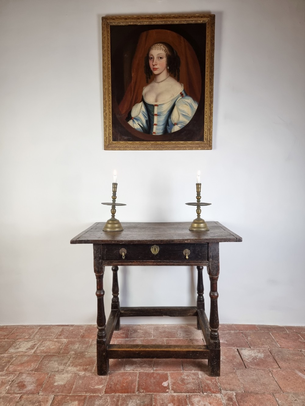A 17th Century Side Table .