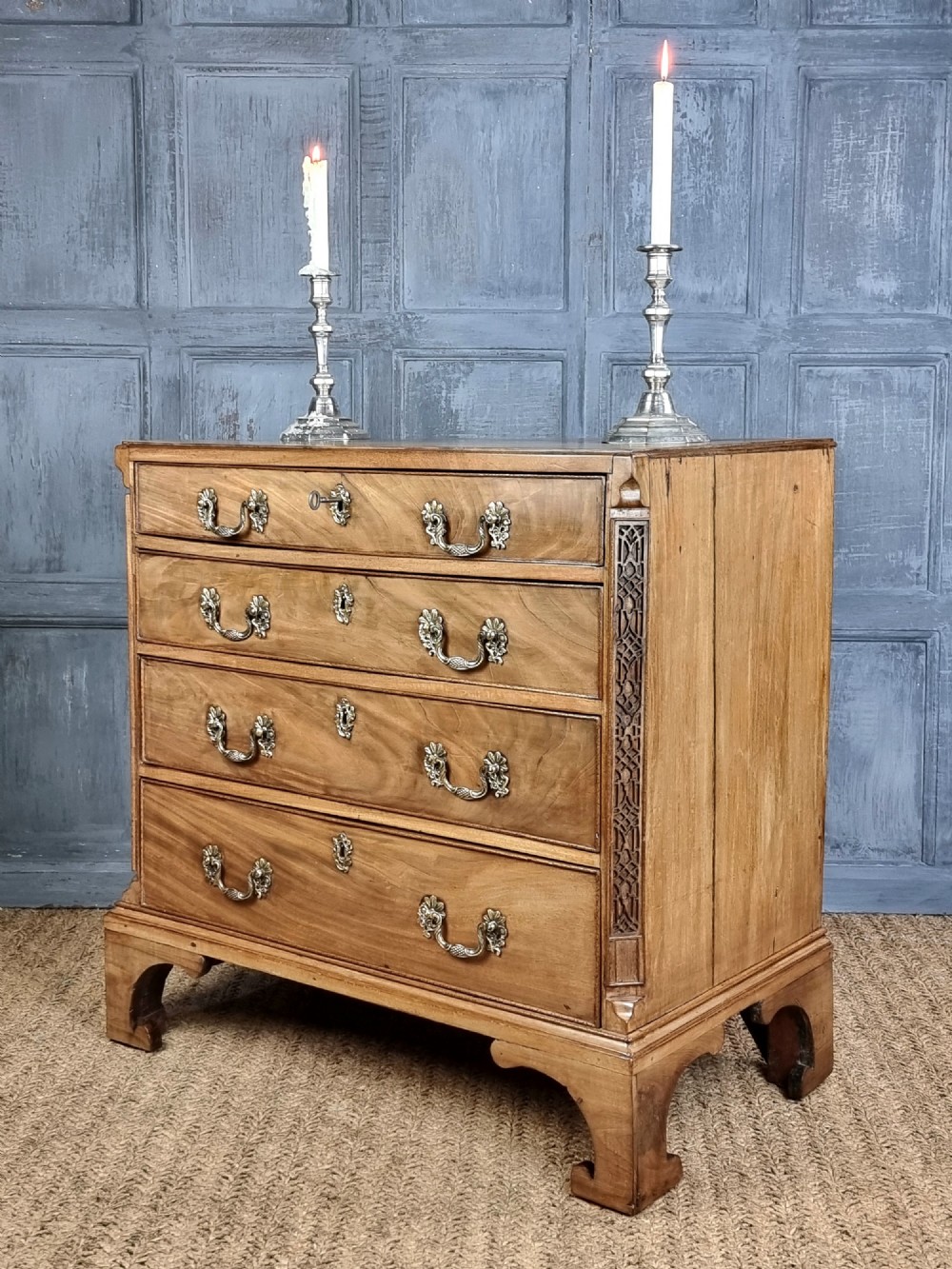 A George III Chest Of Drawers.