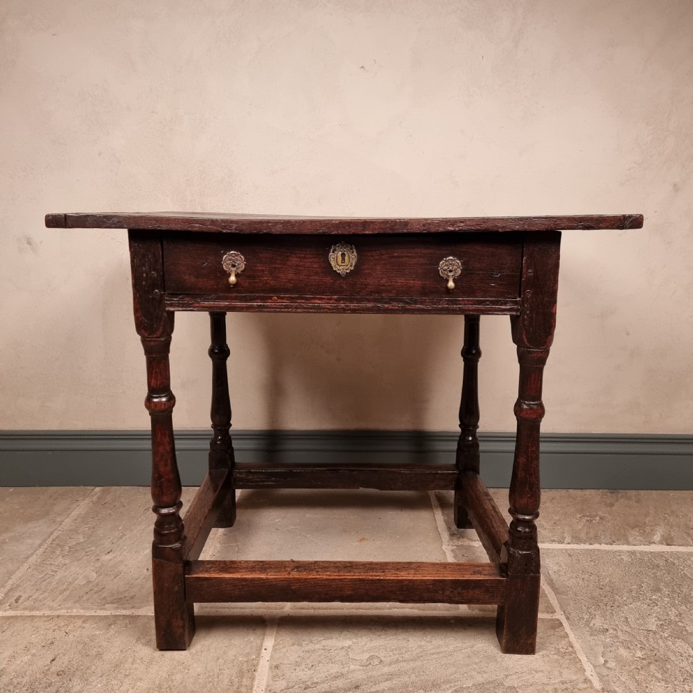 A 17th century side table.  View VI