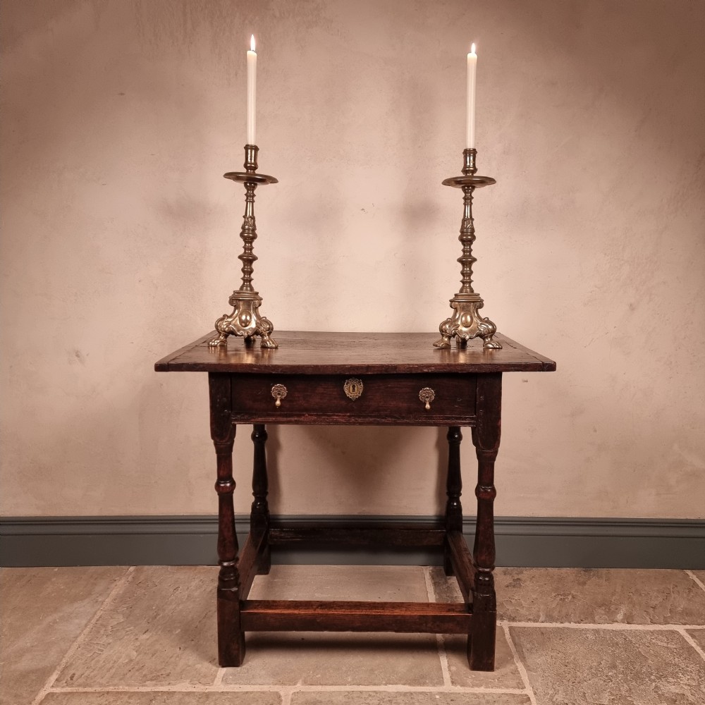 A 17th century side table.  View II