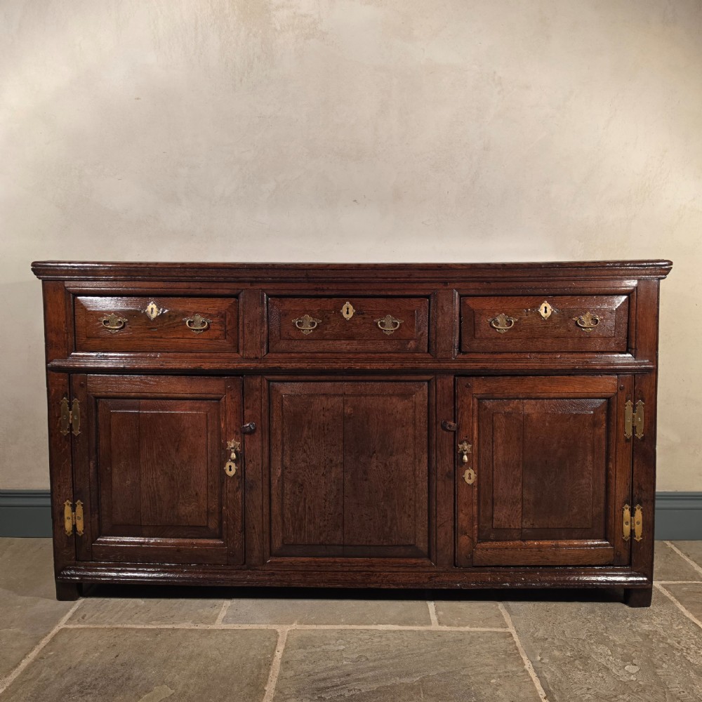 An early 18th century dresser base. View II