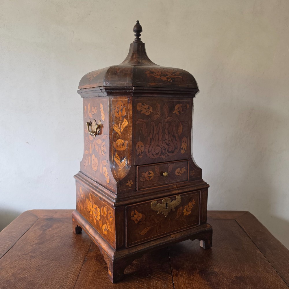 An 18th century marquetry wine cooler. View III